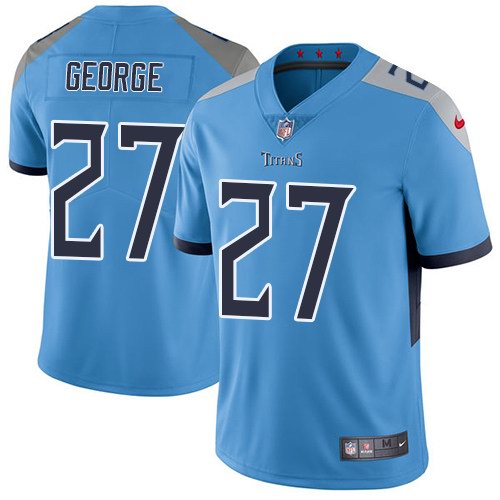 Nike Men & Women & Youth Titans 27 Eddie George Light Blue New 2018 NFL Vapor Untouchable Limited Jersey,We sell and wholesale Nike Men & Women & Youth Titans 27 Eddie George Light Blue New 2018 NFL Vapor Untouchable Limited Jersey on line form chian!